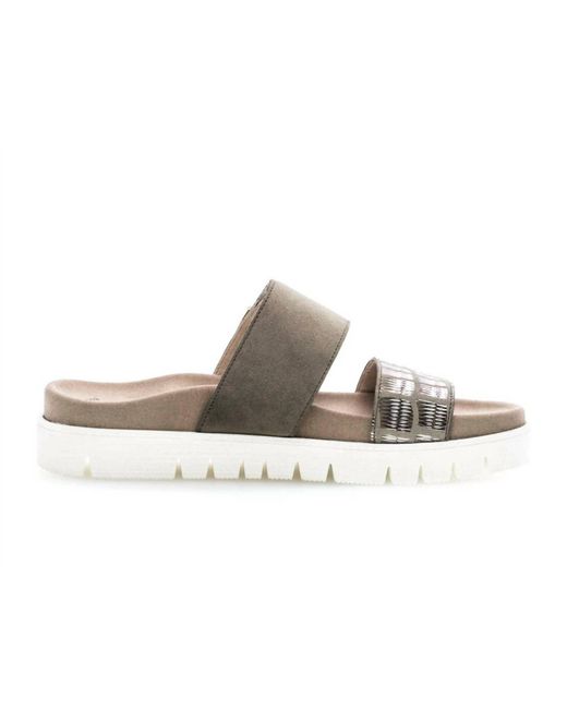 Gabor Black Casual Platform Sandal