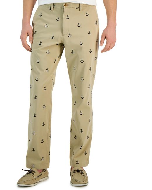 Club Room Natural Printed Cotton Chino Pants for men