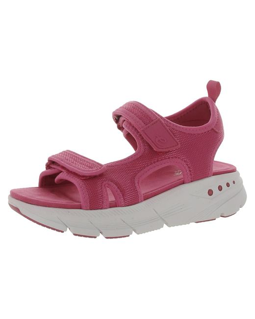 Easy Spirit Pink Maison Emove Velcro Slip On Ankle Strap