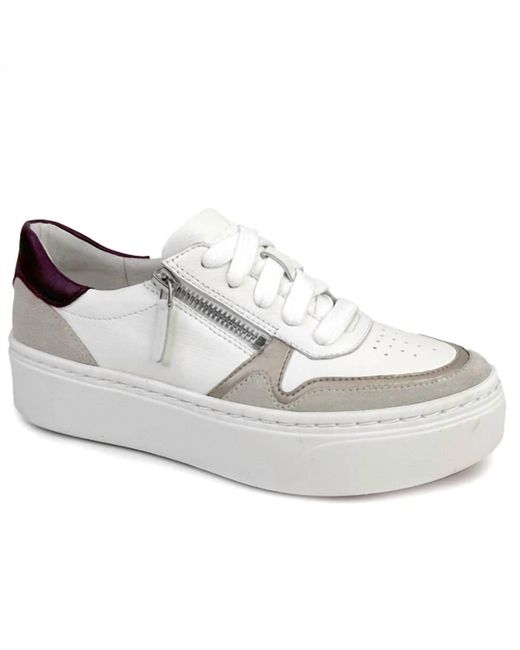 Aetrex White Leigh Sneaker