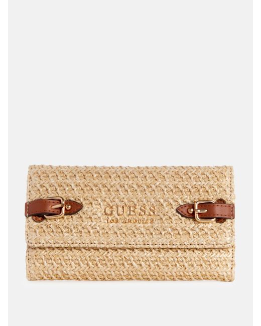 Guess Factory Natural Loma Alta Clutch