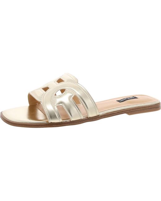 Nine West Natural Padded Insole Manmade Slide