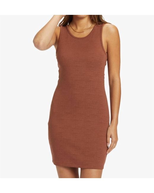 Roxy Brown Good Keepsake Mini Dress