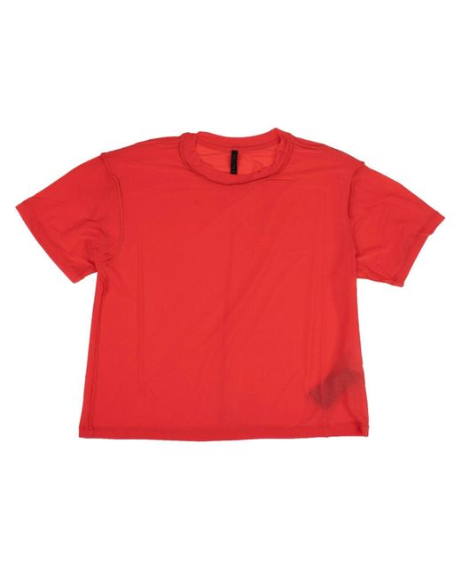 Unravel Project Red Stocking Reverse Skate T-shirt for men
