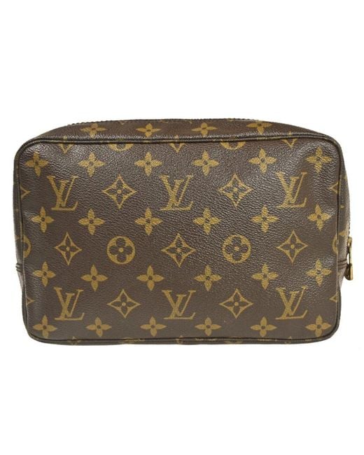 Louis Vuitton Trousse De Toilette Canvas Clutch Bag (pre-owned