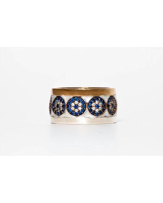 Avenue Chic Black Evil Eye Ring