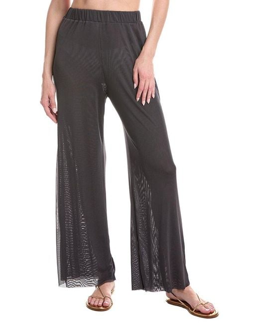 ViX Black Solid Ashia Pants