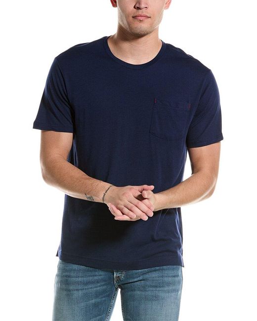 Robert Graham Blue Myles T-shirt for men