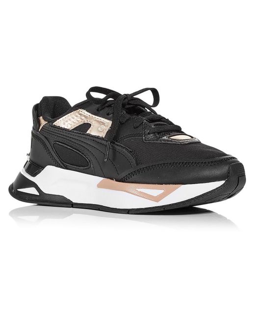 PUMA Black Mirage Sport Metal Fitness Workout Athletic And Training Shoes
