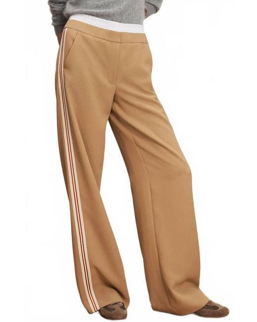 Veronica Beard Natural Eugene Pant