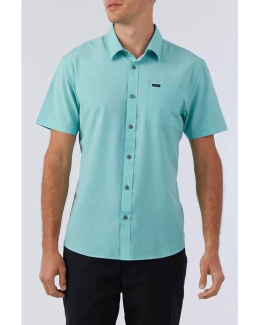 O'neill Sportswear Green Trvlr Upf Traverse Solid Shirt for men