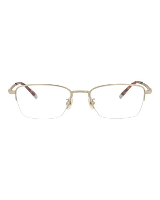 Montblanc Metallic Square-Frame Titanium Optical Frames for men