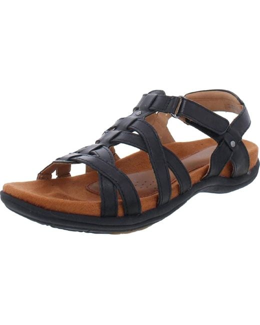 Cobb Hill Black Rubey Woven Sandals