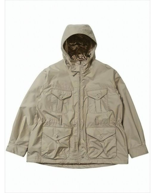Engineered Garments Natural Utilitarian Hooded Jacket With Adjustable Cuffs for men