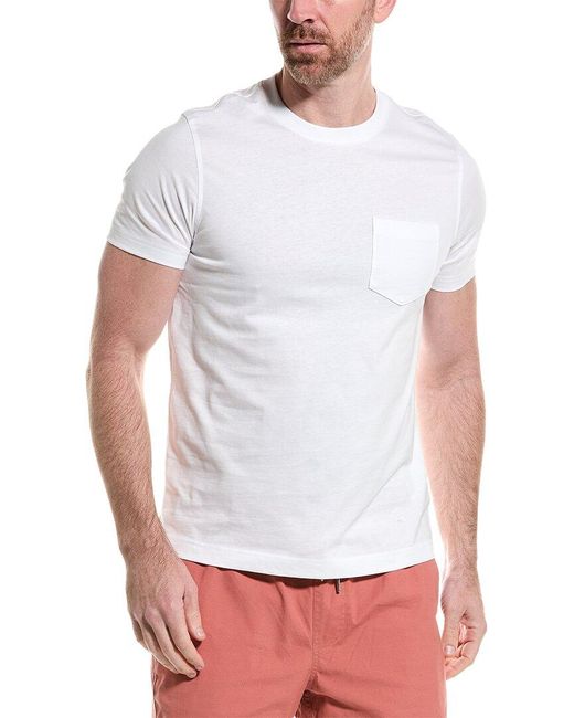 Brooks Brothers White 1818 T-shirt for men