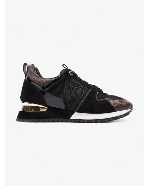 Louis Vuitton Black Run Away Sneakers / Monogram Mesh