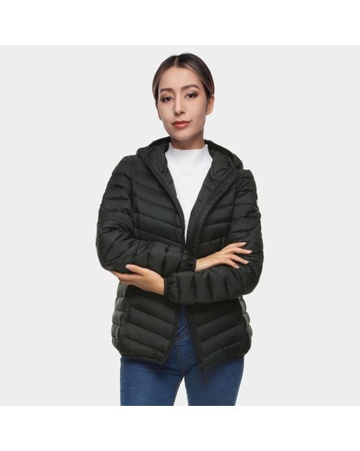 Rokka&Rolla Black Light Packable Puffer Jacket