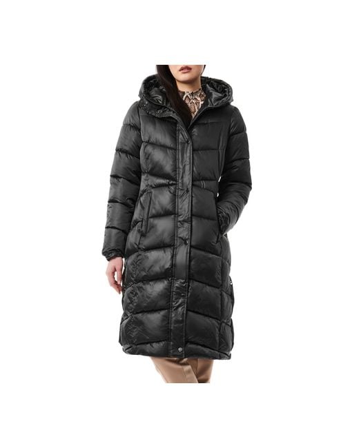 Bernardo Maxi Puffer in Black Lyst