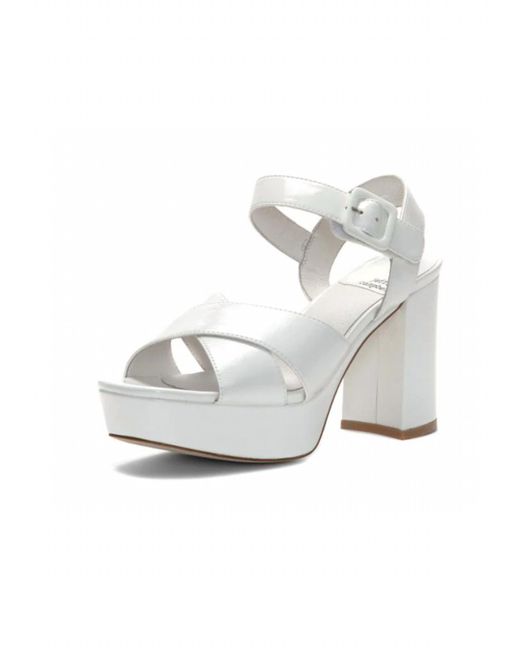 Jeffrey Campbell White Amma Platform Heels