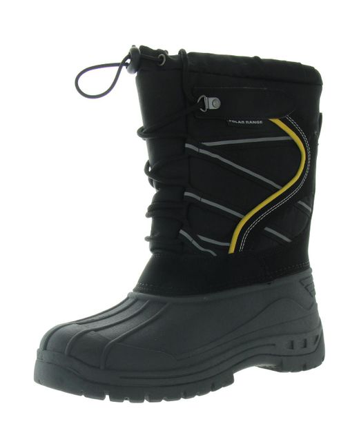 Polar Range Black Blast Lace-Up Made Winter & Snow Boots for men