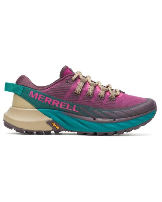 Merrell Purple Agility Peak 4 Sneakers