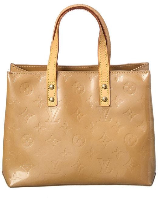 Pre-owned Louis Vuitton White/brown Leather And Monogram Canvas