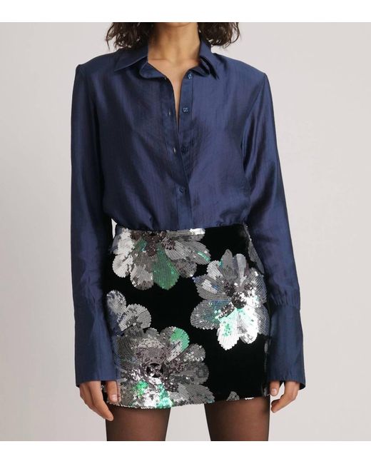 Sabina Musayev Blue Isolda Skirt