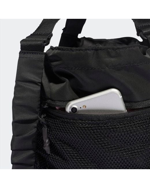 adidas Hot Yoga Tote Bag in Black | Lyst