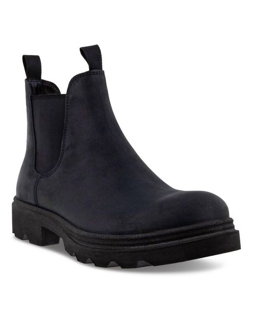 Ecco Blue Grainer Chelsea Boot for men