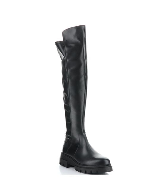 Bos. & Co. Black Fifth Nappa Stretch Knee High Boot