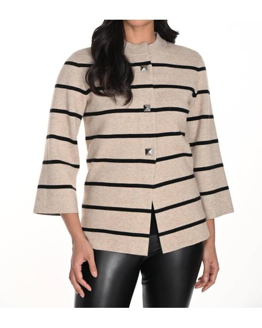 FRANK LYMAN Brown Knit Jacket