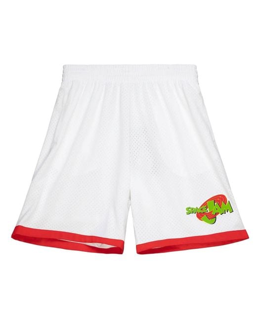 Mitchell & Ness White Space Jam 2 96' Short for men