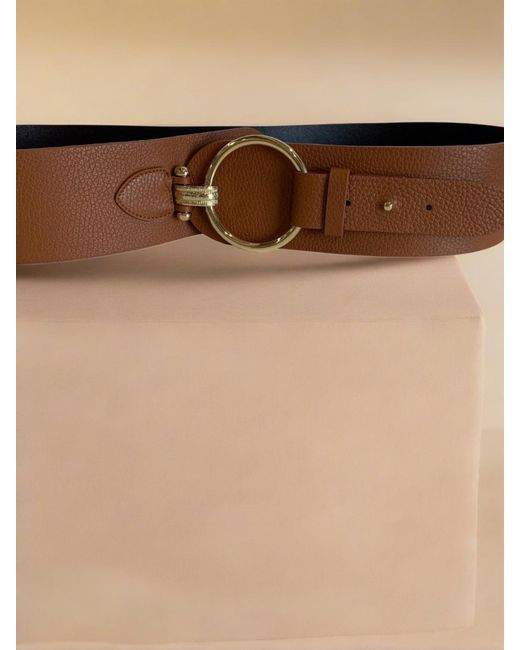 Berge' Brown Circle Belt