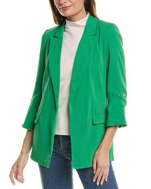 Tahari Green 3/4-sleeve Jacket