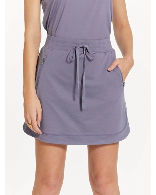 Thread & Supply Purple Addison Skirt