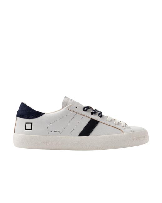 Date White Hill Low Mixed Material Sneakers for men
