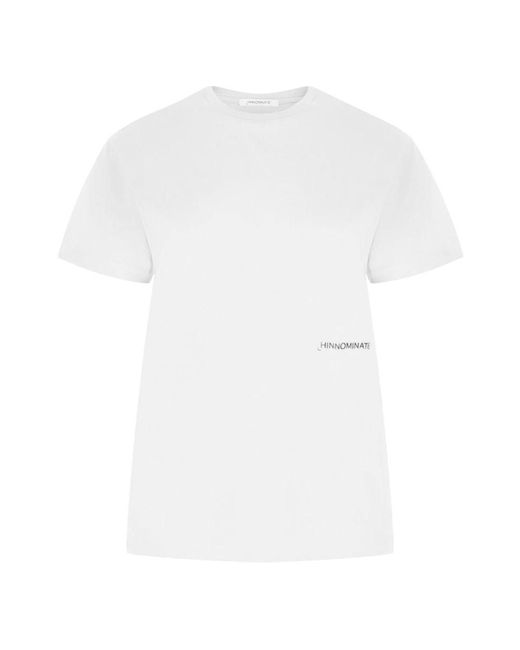 hinnominate White Cotton Tops & T-Shirt