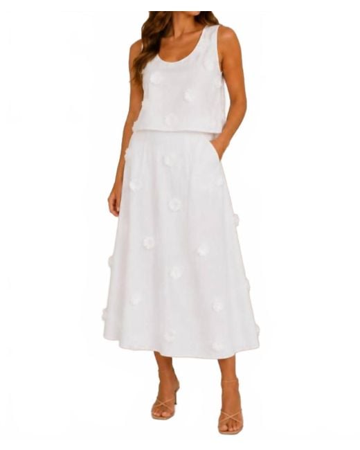 Drew White Avana Tank