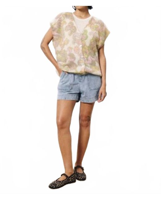 FRNCH Blue Pascalie Shorts
