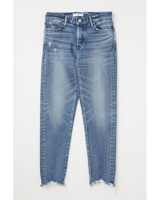 Moussy Blue Vintage Avenal Tapered Mid Rise Jean