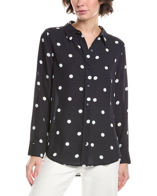Nanette Lepore Black Woven Shirt