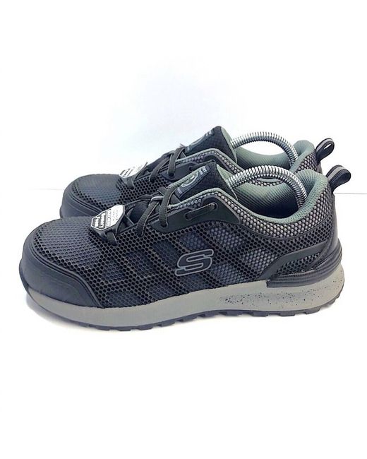 Skechers Blue Bulklin-Lyndale Comp. Toe