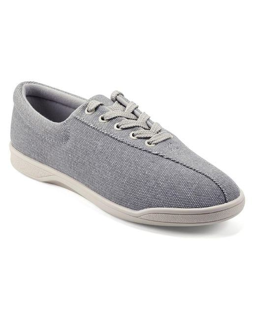 Easy Spirit Ap7 Lace up Athleisure Casual Sneakers in Gray Lyst
