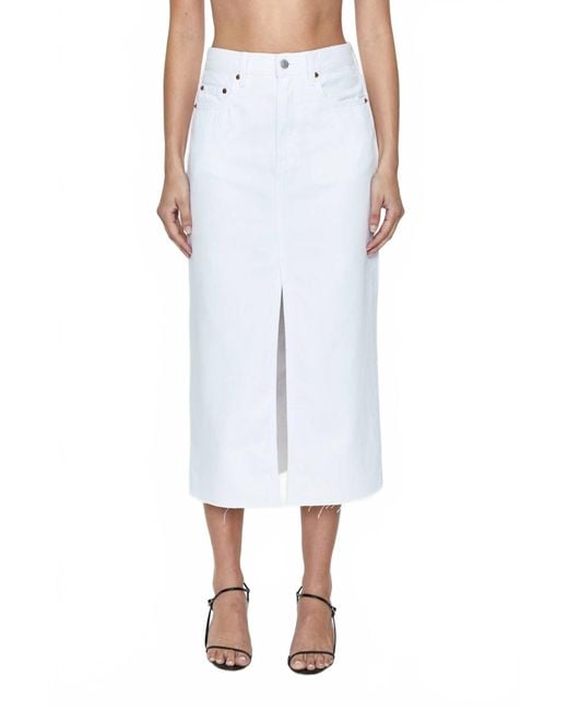 Pistola White Alice Midi Skirt