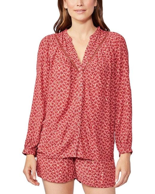PAIGE Red Doris Top