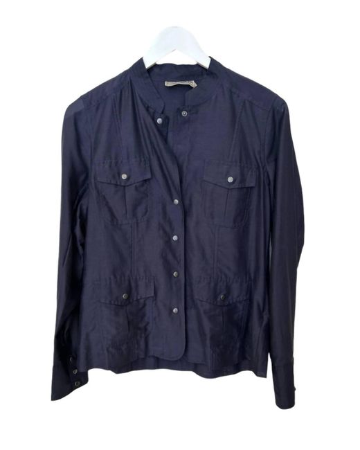 Go> By Go Silk Blue Go On Expedition Shacket