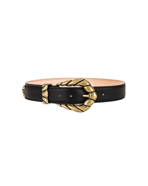 IRO Black Embelly Leather Belt