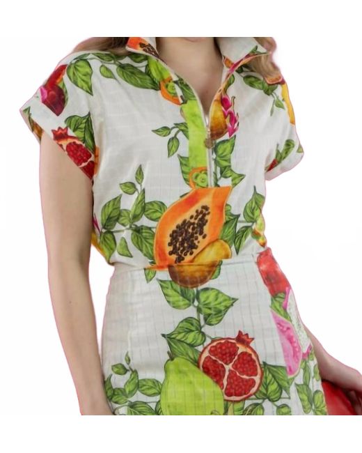 Emily Mccarthy Green Poppy Pullover