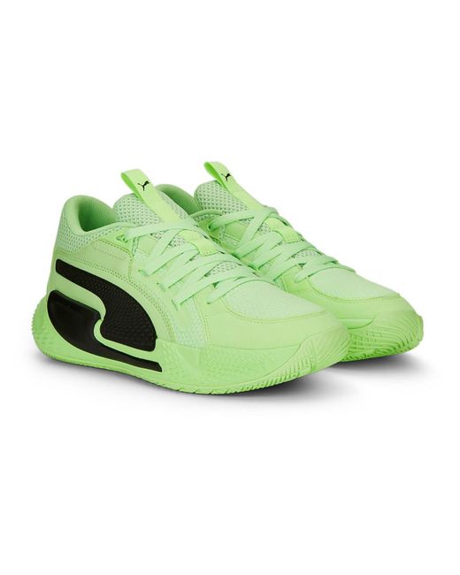 PUMA Green Court Rider Chaos Lace-up Train Basketball Shoes for men