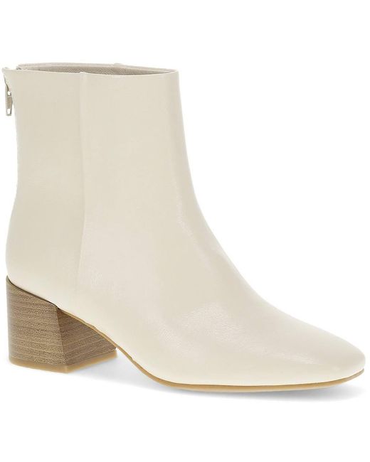 BareTraps Natural Emilie Block Heel Manmade Ankle Boots